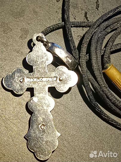 Крест серебро 925 авторский