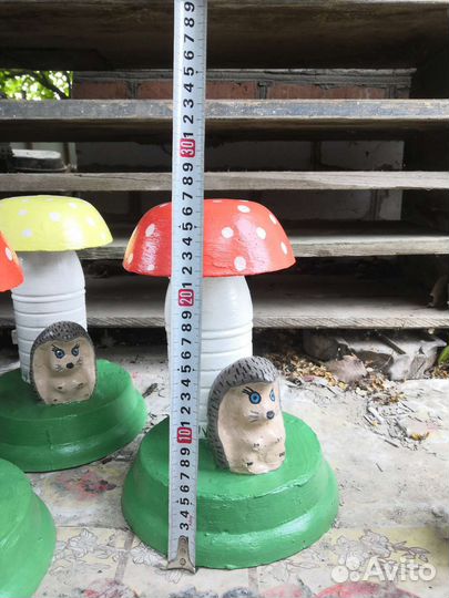 Садовые фигуры из бетона Грибки