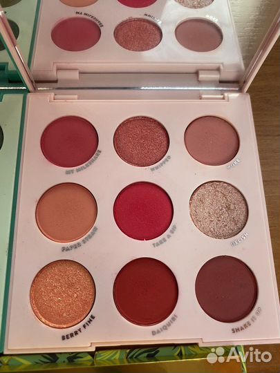 Colourpop тени палетки (strawberry shake)