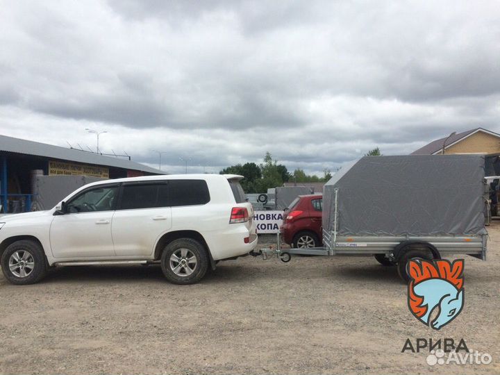 Прицеп для квадроцикла с тентом аэро 150 см мзса 8