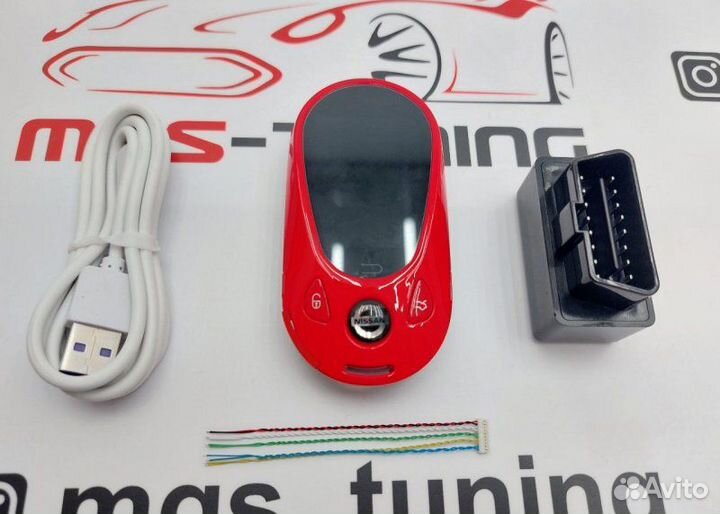 Смарт ключ Ниссан стиль Mercedes new красный