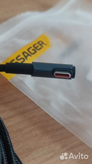 Кабель USB-Type C (1, метр, 100 вт, 7А, 480мб/с)