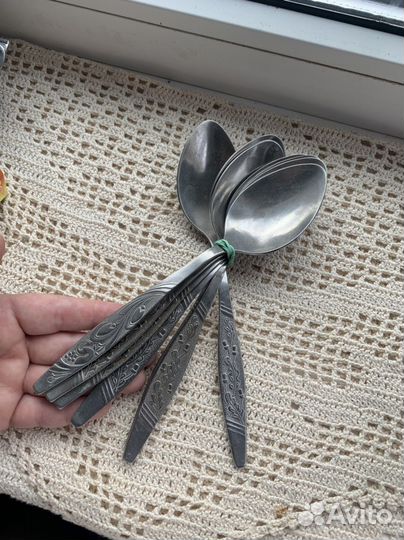 Ложки вилки наборами СССР