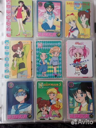 Карточки sailor moon оригинал