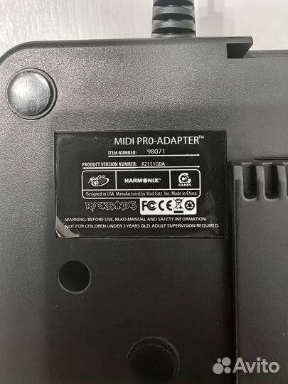 Midi pro adapter xbox 360 /пк для rock band 3