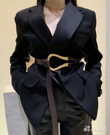 Ремень кожаный новый