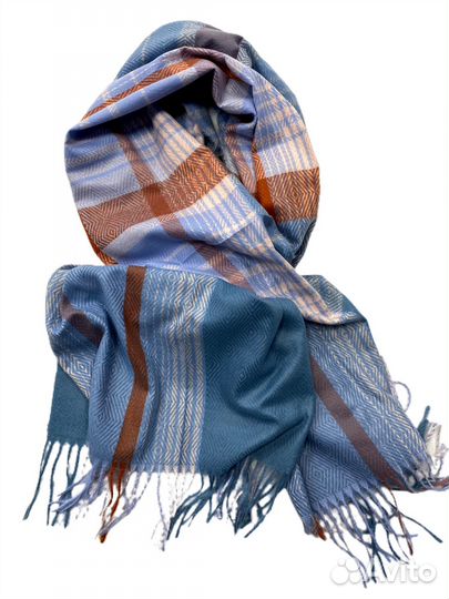 Шарфы и палантины женские зимние в клетку