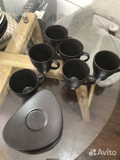 Посуда чашки IKEA набор 6 шт