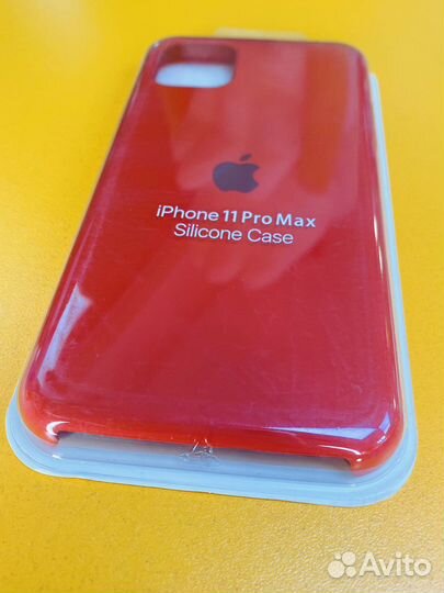 Чехол на iPhone 11 pro max красный