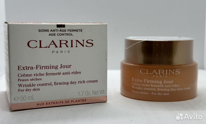 Дневной крем для сухой кожи clarins extra-firming