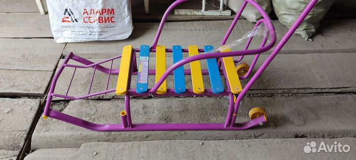 Детские зимние санки