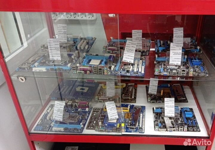 Материнские платы разные s775. б/у, доставка