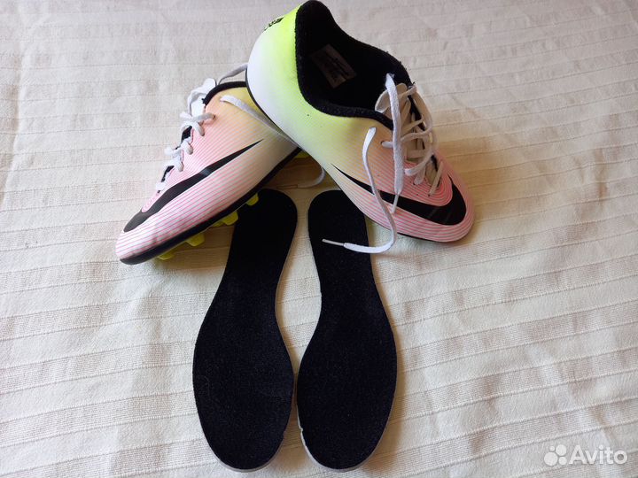 Бутсы nike mercurial 38р