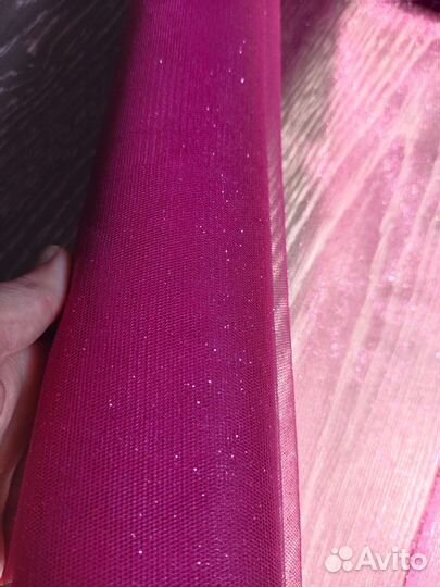 Ткань фатин с блестками