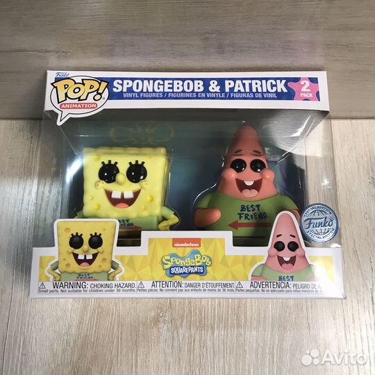 Funko Pop Spongebob and Patrick