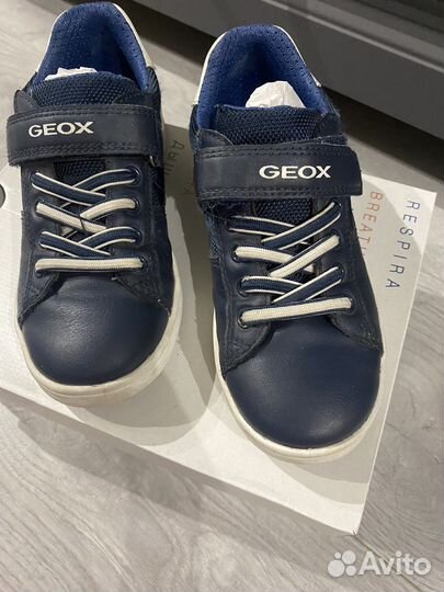 Кеды для мальчика geox 30 размер кожаные