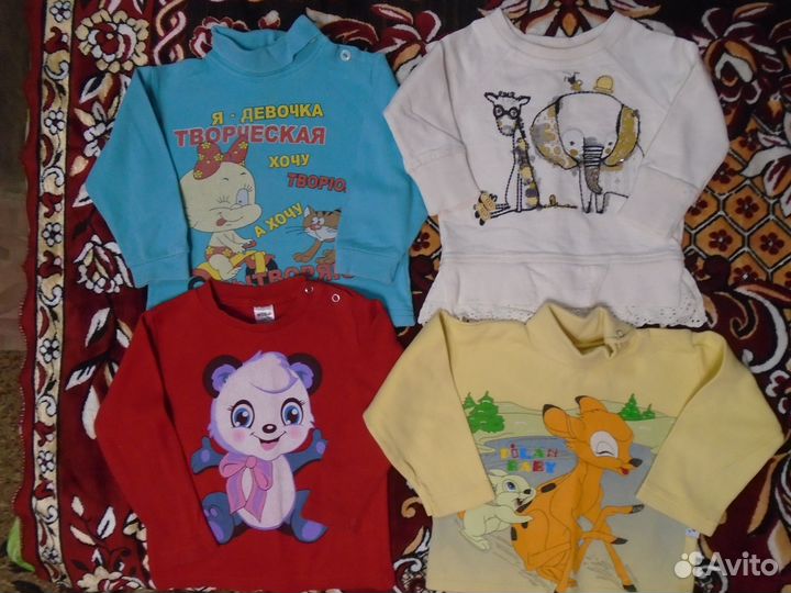 Одежда на малышку от 0,6 до 1,5-2лет