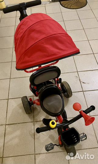 Трехколесный велосипед коляска