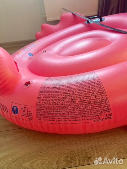 Надувной матрас intex единорог розовый