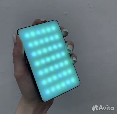 Видео свет цветной маленький портативный