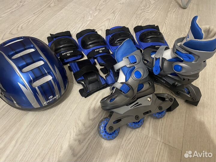 Роликовые коньки детские раздвижные