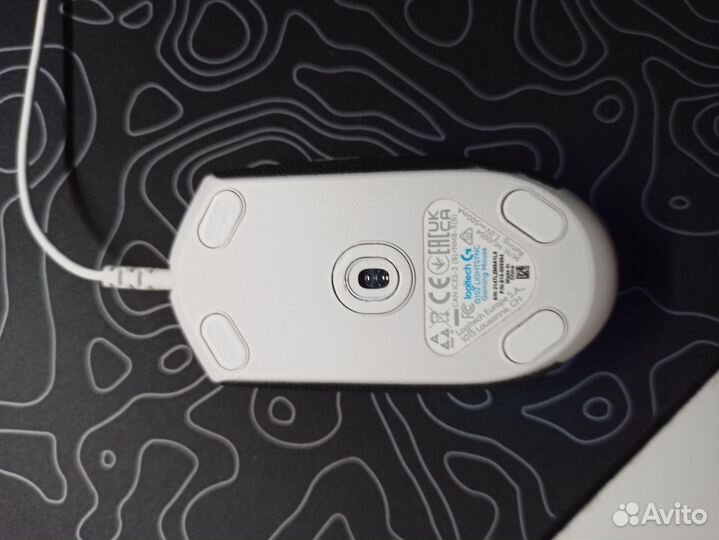 Игровая мышь Logitech g102 white (с грипсами)