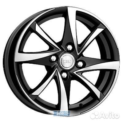 K&K Игуана 6.5x15 4*100 ET48 DIA54.1 Дарк платинум