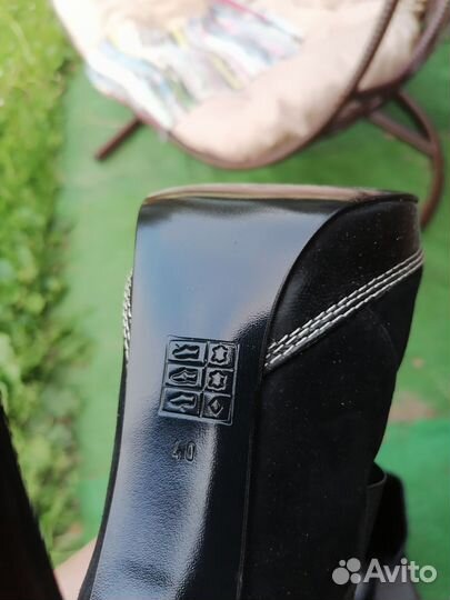 Туфли замша женские турция