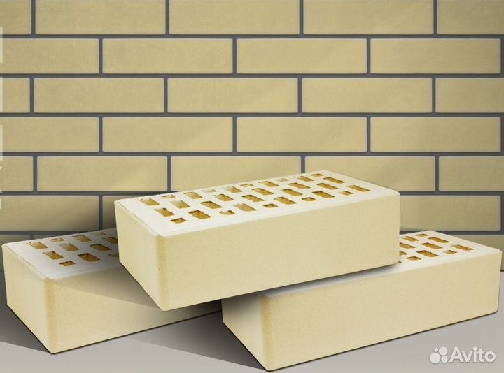 Облицовочный кирпич светлый