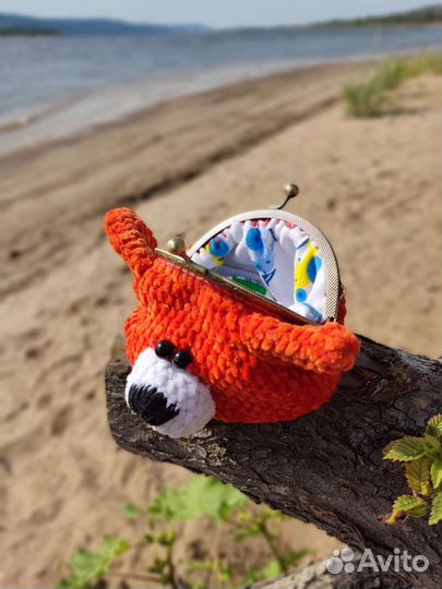 Вязаный Кошелёк - лисичка