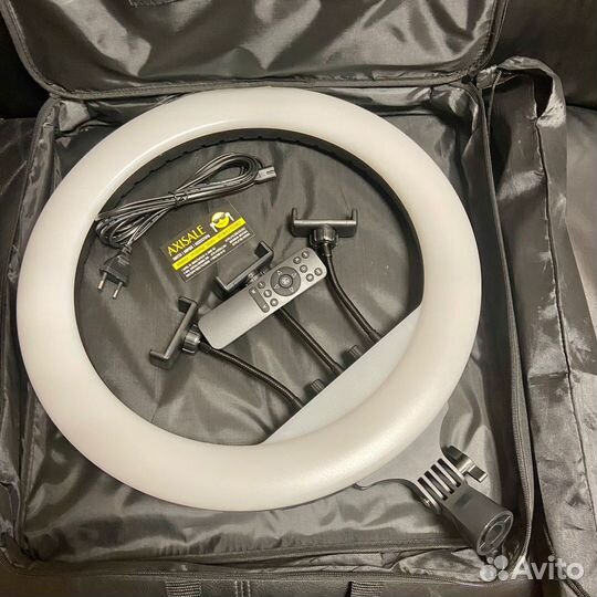 Цветная кольцевая лампа 45 см + Штатив