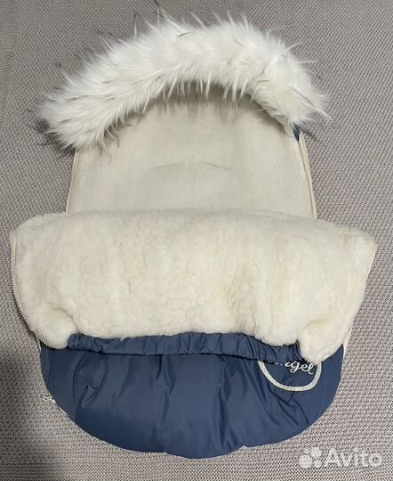 Конверт зимний в коляску и на выписку на овчине