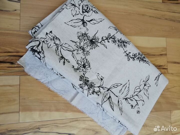 Ткань лен+хлопок