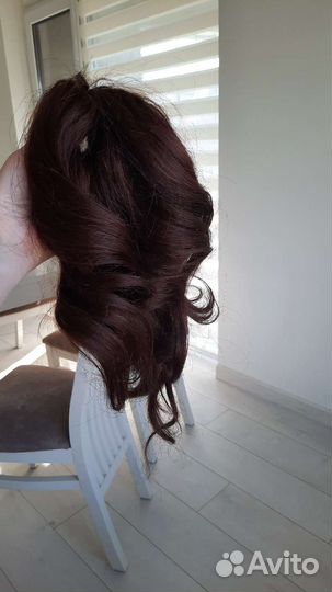 Шиньон из натуральных волос