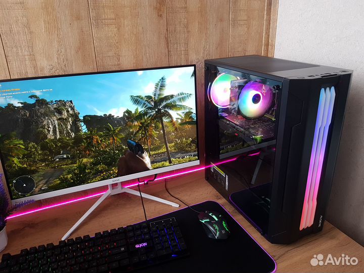 Мощный Игровой пк Intel 10/20 ядер/16gb/RX 580 8gb