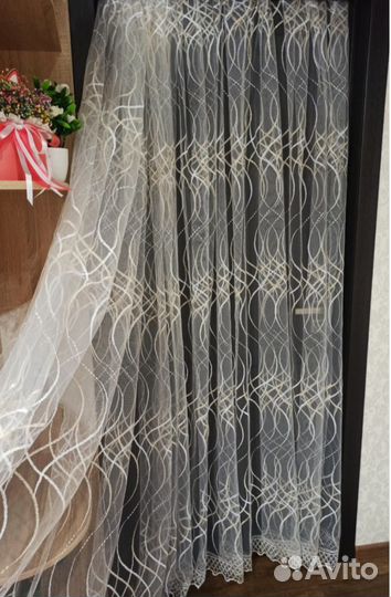 Тюль отрез 5 метров