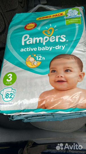 Подгузники pampers active baby-dry 3 6-10кг