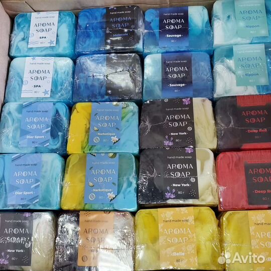 Мыло ручной работы ароматизированное