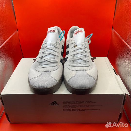 Кроссовки Adidas VL Court 'Grey Black Gum' (42)