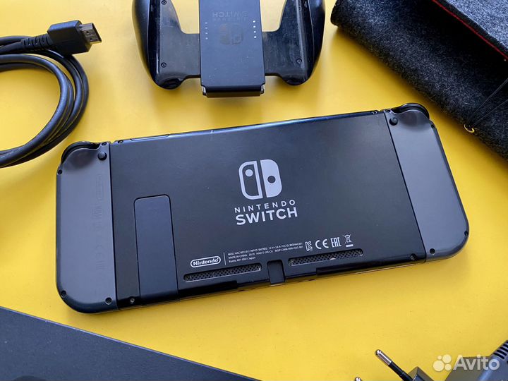 Nintendo Switch чип прошит 128Gb +игры