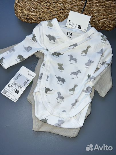 Боди на запах для новорожденного