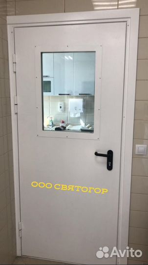 Дверь противопожарная, сталь 1.5 мм