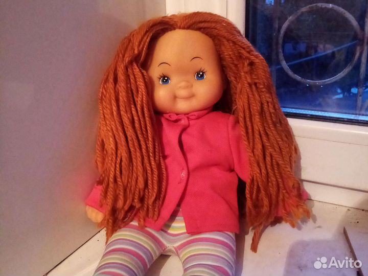 Кукла плюшевая, б/у