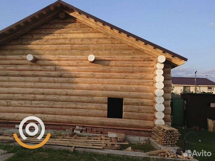 Сруб бани 6х4