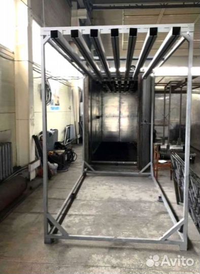 Кольцевая линия порошковой покраски