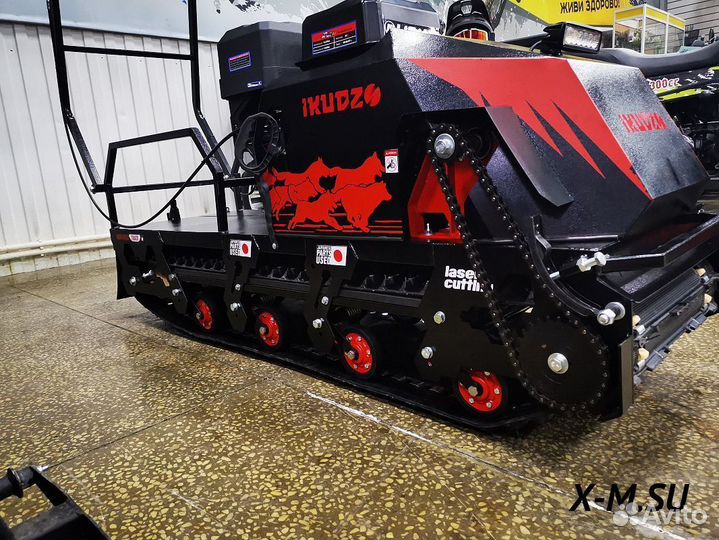 Мотобуксировщик ikudzo long 1700/500 EKR15 Реверс