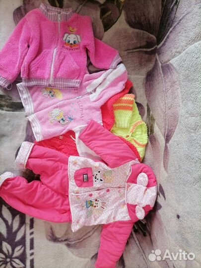 Вещи до году, на девочку