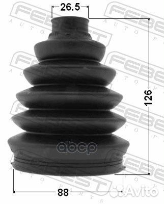 Пыльник шруса внешнего (комплект) PVC 2917pdiii