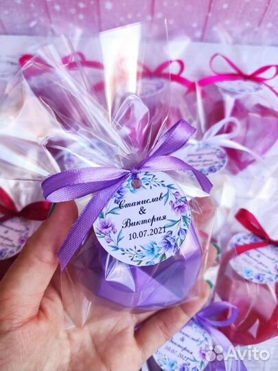 Свадебные Бонбоньерки - Натуральное мыло