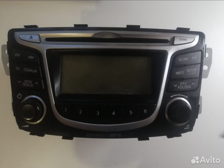 Магнитола hyundai solaris 1 бу